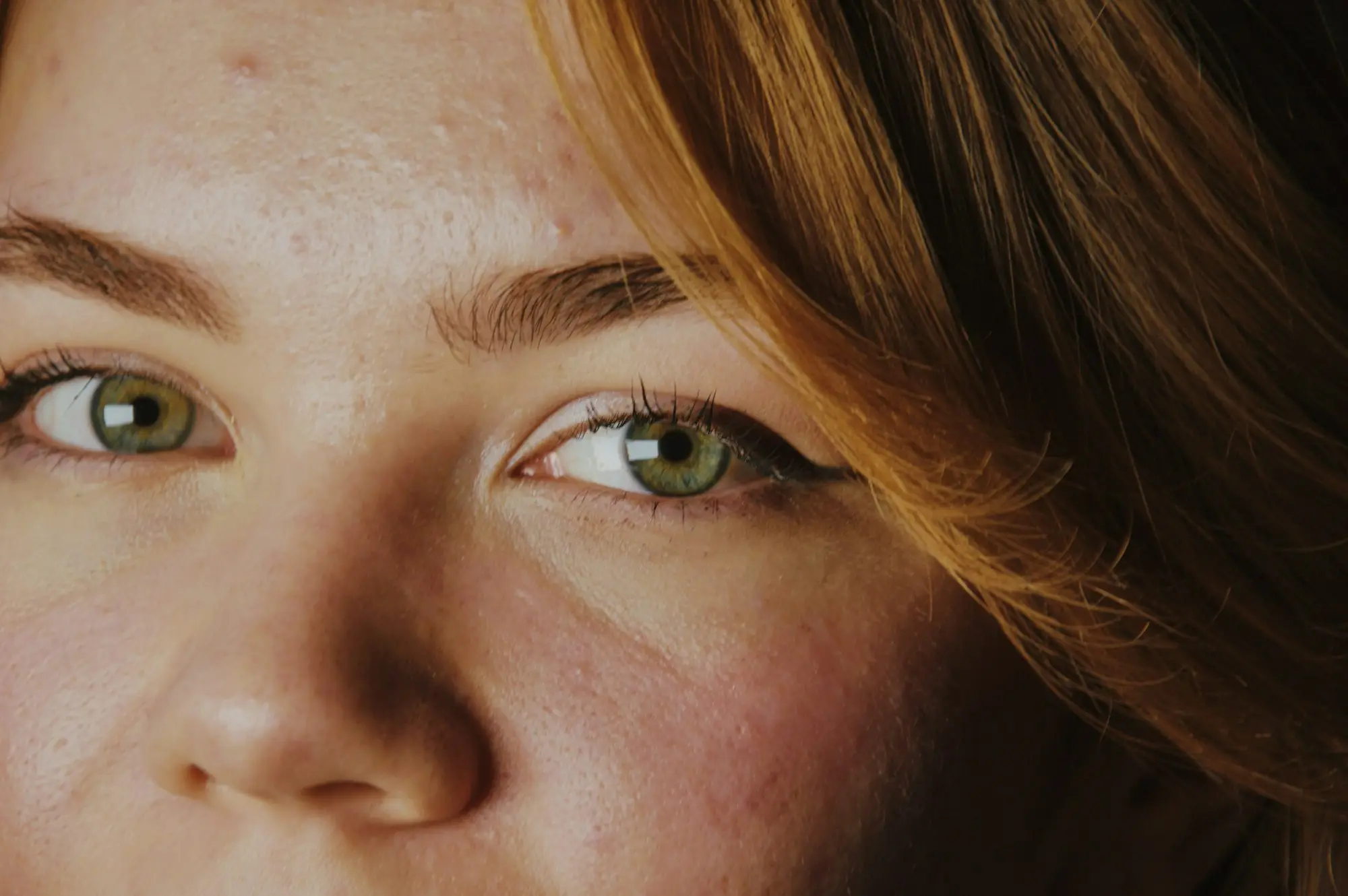 Detalle del rostro de una paciente